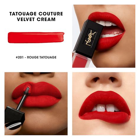 ysl velvet lip cream|tatouage couture cream YSL.